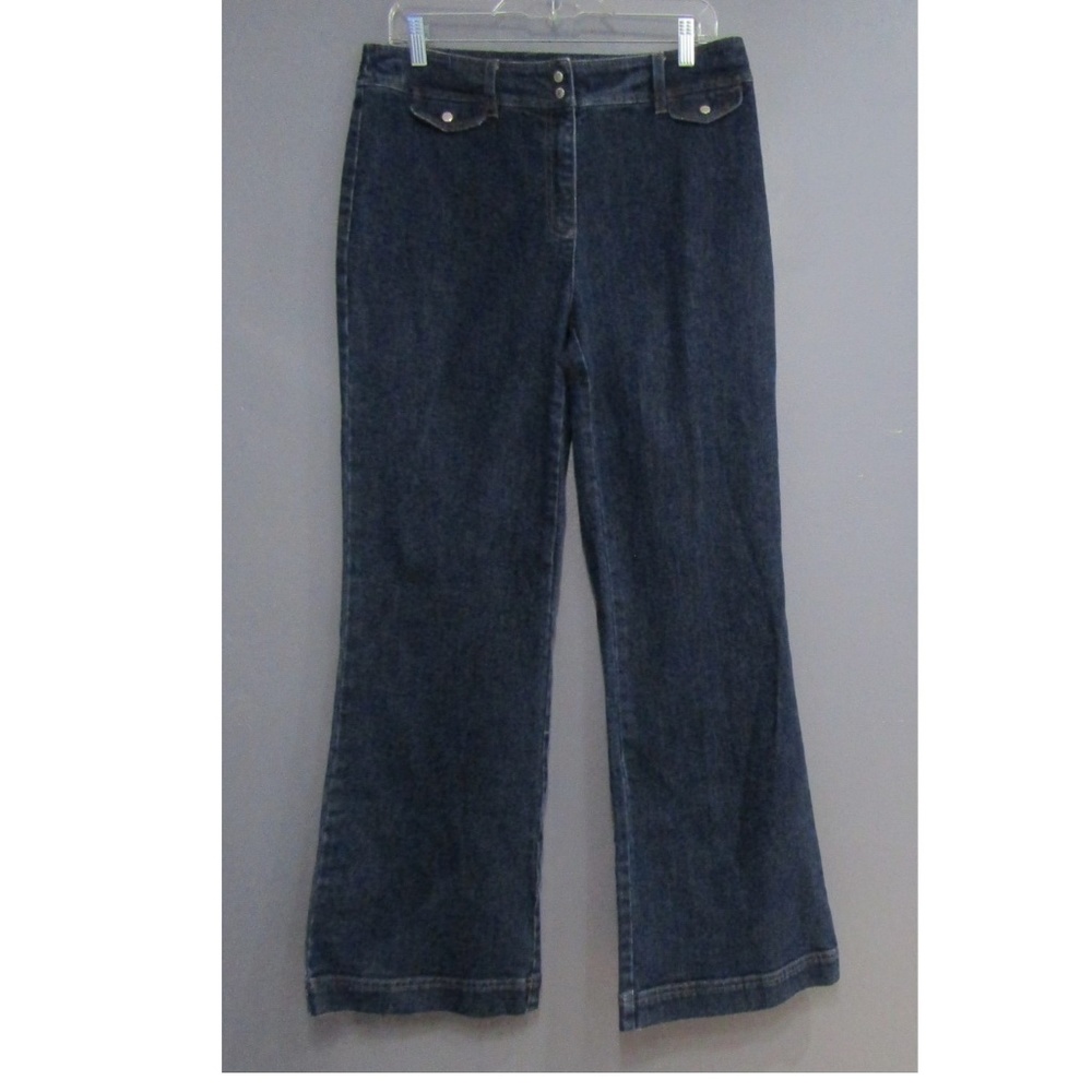 Jones New York Wide Leg Stretch Jeans Size 10